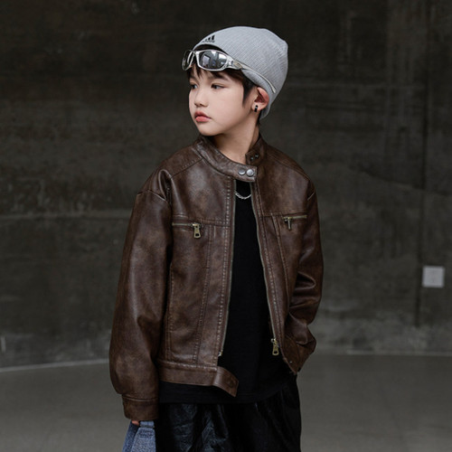 Giacca moto ragazzo cappotti - giacca,