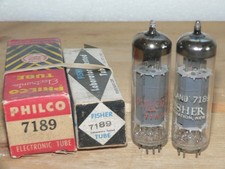 2 tubi Amperex 7189 nuovi con