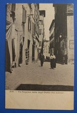 1908 Jesi (Ancona) - via Pergolesi detta degli Orefici (foto Dominici)