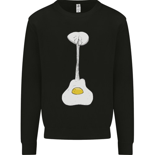 Felpa divertente egg - felpa,