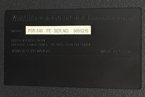Yamaha psr 540 tastiera - psr-540,