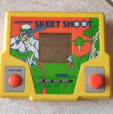 Electronic Gig Tiger Gioco Tascabile Skeet Shoot Funzionante Vintage