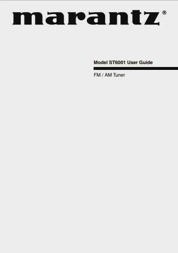 Marantz st6001 - marantz,