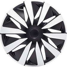 Copricerchi 15" per Fiat Stilo coprimozzo coprimozzo carbonio SB 4x