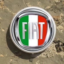 FIAT ITALY FLAG BADGE LED WALL