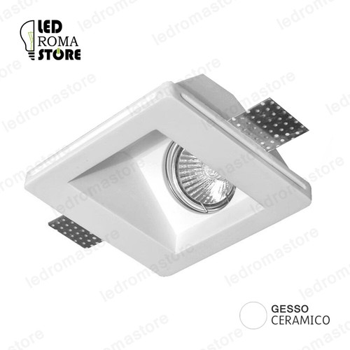 Portafaretto led gesso - gesso, da