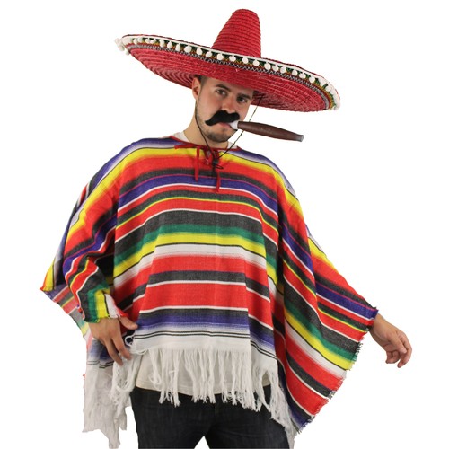 Poncho messicano vestito - poncho,