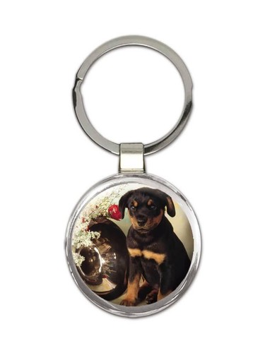 Portachiavi regalo rottweiler - portachiavi,