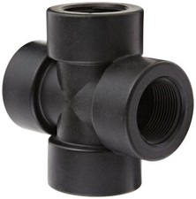 Banjo CR125 Raccordo per tubi in polipropilene, croce, programma 80, 1-1/4" NPT femmina