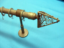 BASTONE TENDA IN FERRO ORO ANTICO LAVORAZIONE CRAQUELE' TIPO MATERYA MOTTURA