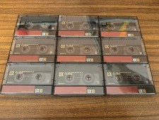 Lotto 9 Cassette Vintage Sony