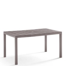 Tavolo da giardino tortora in polipropilene tavoli da esterno per balconi