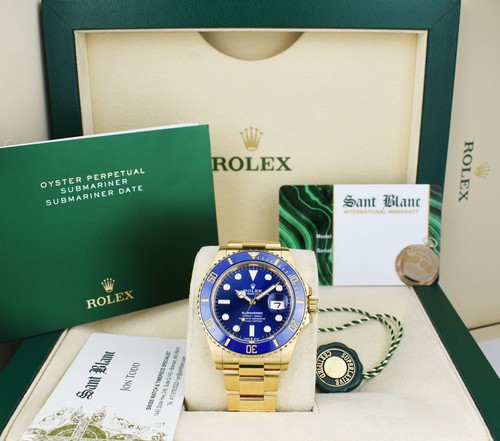 Rolex submariner oro 18kt - rolex, 41mm