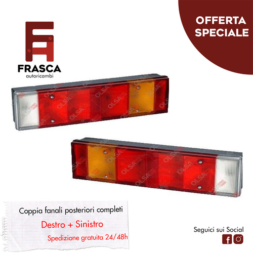 Coppia fanali completi - coppia,