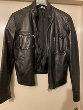 Rhorms Milano Giacca Uomo,vera pelle d’agnello,nero,taglia M.Ottime condizioni