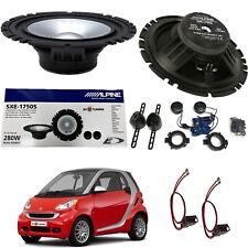 Kit 4 Casse Altoparlanti Alpine SXE-1750S Anteriori per Smart ForTwo W451