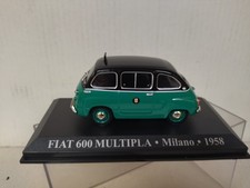 FIAT 600 MULTIPLA 1958 TAXI MILANO 1:43 ALTAYA IXO HARD BOX