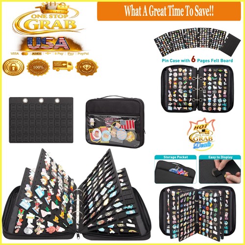 Travel enamel pin organizer - enamel,