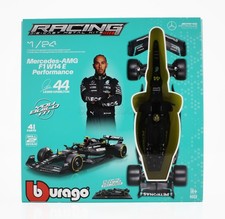 KIT MODELLINO AUTO STATICO BURAGO MERCEDES F1 W14 GEORGE RUSSELL 2023 SCALA 1/24