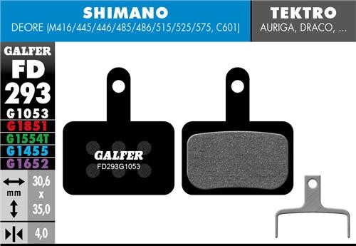 Galfer pastiglie freno shimano - galfer,