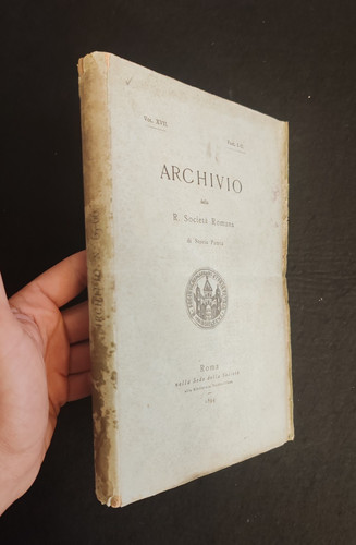 Societa romana storia patria - romana,