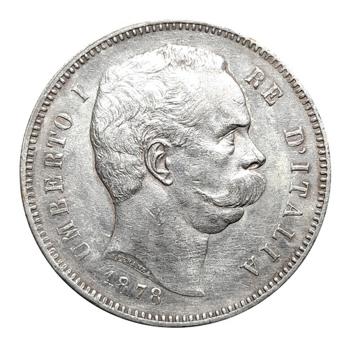 Umberto 5 lire 1878 - umberto,