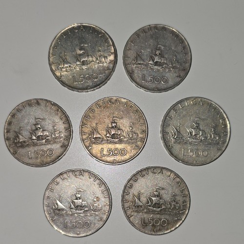Lotto monete 500 lire - lotto, 7