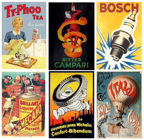 Poster pubblicitari vintage - pubblicitari,