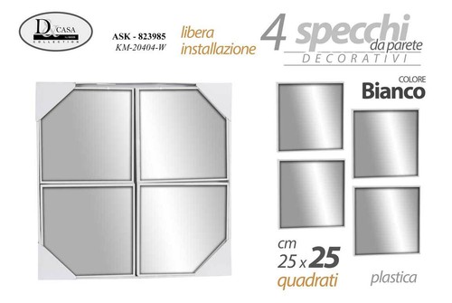 Set specchi parete - 4,