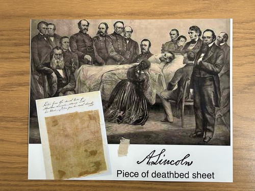 Abraham lincoln death bed - abraham,