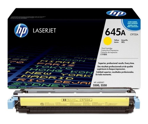 Toner giallo originale 645a - originale, hp