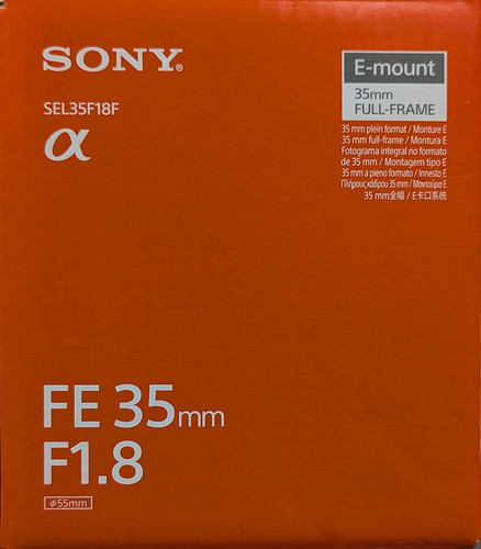 Sony sel 35f18f obiettivo - sony, sel-35f18f