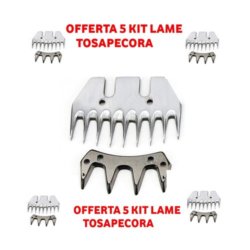 Kit lame macchina tosatrice - kit,