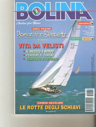Bolina novembre 2001 n - -, n.181