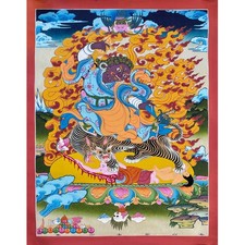 VintageDorje Drollo Thangka