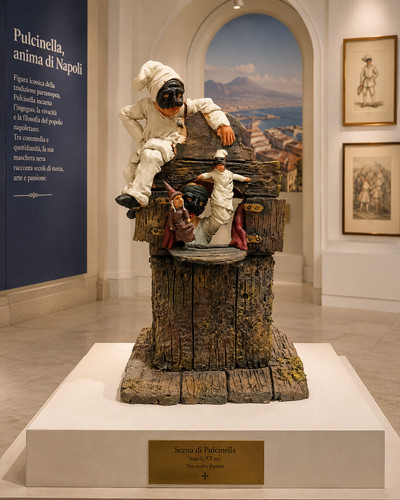 Pulcinella guarattelle - guarattelle, in