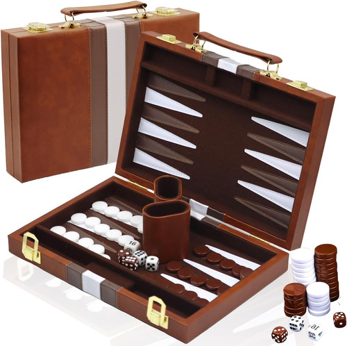 Backgammon set legno valigetta - set,