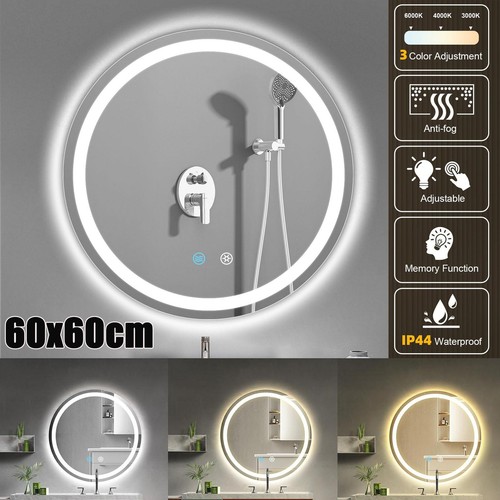Specchio bagno led ø60 con - specchio,