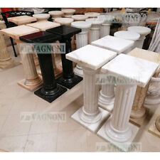 Colonna in vero marmo scolpito cm 80 capitello colonne pietra columns marble