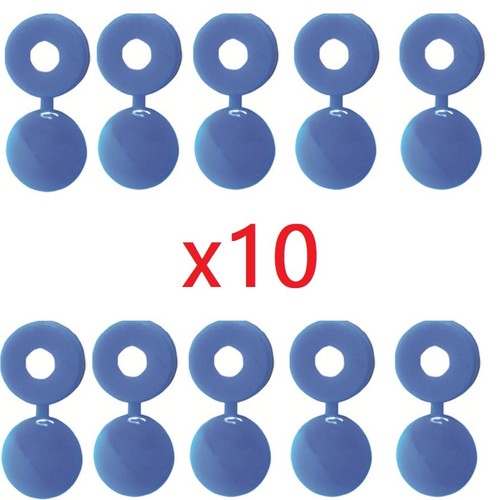 Clip plastica blu scatto - blu,