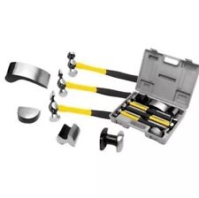 KIT ACCESSORI X CARROZZIERE CARROZZERIE ATTREZZI 4 TASSI 3 MARTELLI VALIGIA