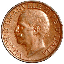 Italy 10 Centesimi 1920 R