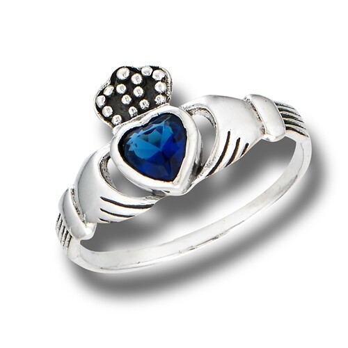 Anello claddagh argento - claddagh, in