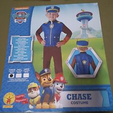 Vestito Costume Carnevale Chase Paw Patrol Tg. 2/3 Anni 98 Cm Tuta+ Cappello