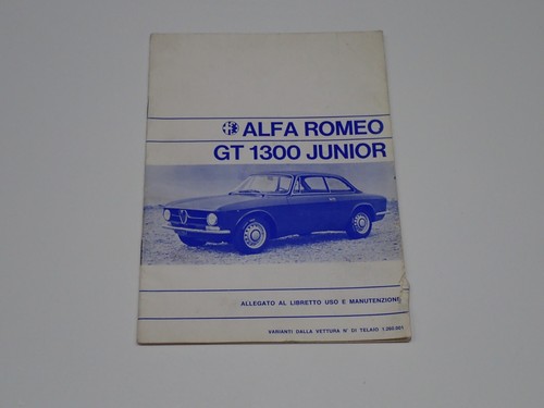 Alfa romeo 1300 junior - romeo, gt