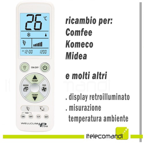 Telecomando per condizionatore - telecomando,