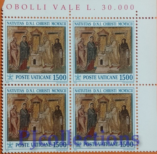 4136 vaticano 1992 natale - 4136-vaticano,
