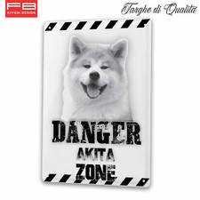 Targa In Metallo AKITA INU