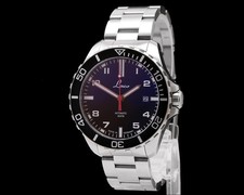 Orologio Uomo LACO Aleutian 21 Automatico Subacqueo 21j 862110 20 ATM - Made in Germany