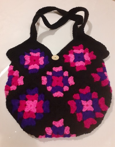 Borsa tote bag granny - , square